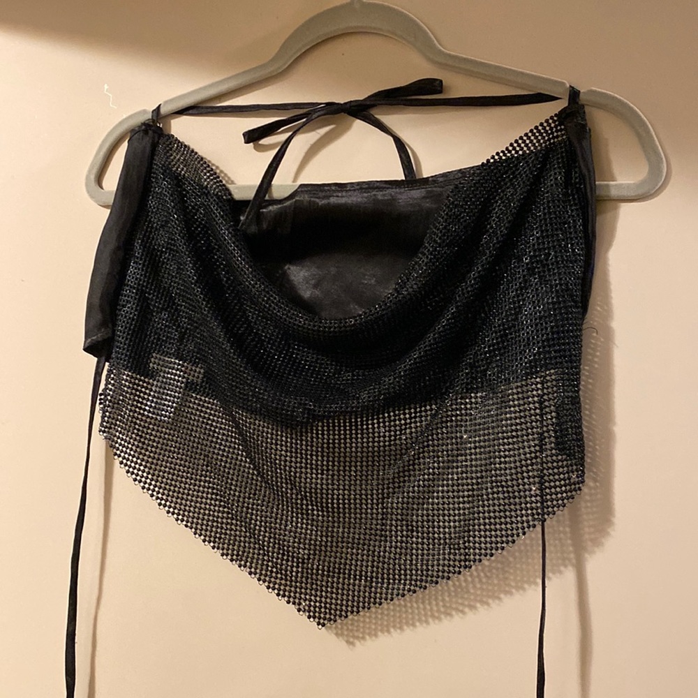Backless Tie Clubbing Top